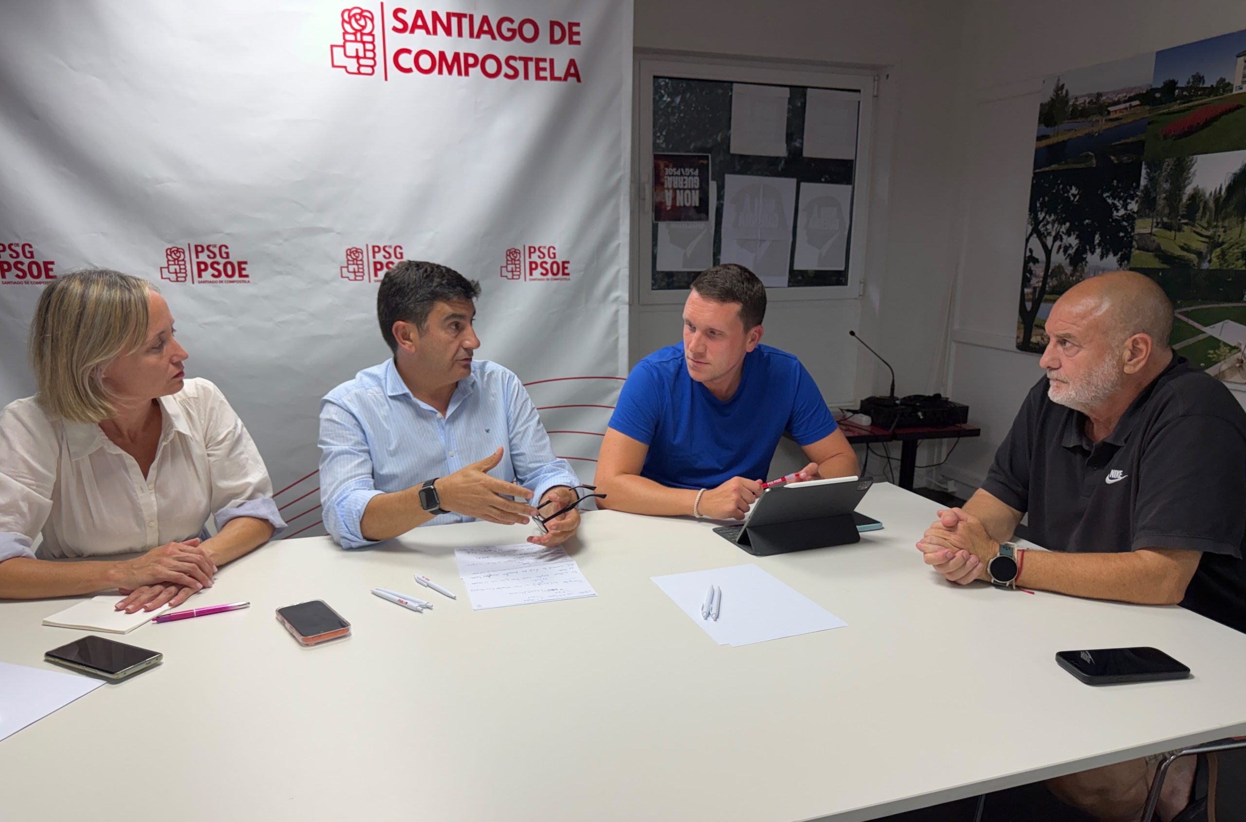 Pedro Blanco traslada o seu apoio ao Club Natación Cidade de Santiago e reclama solucións ás súas necesidades
